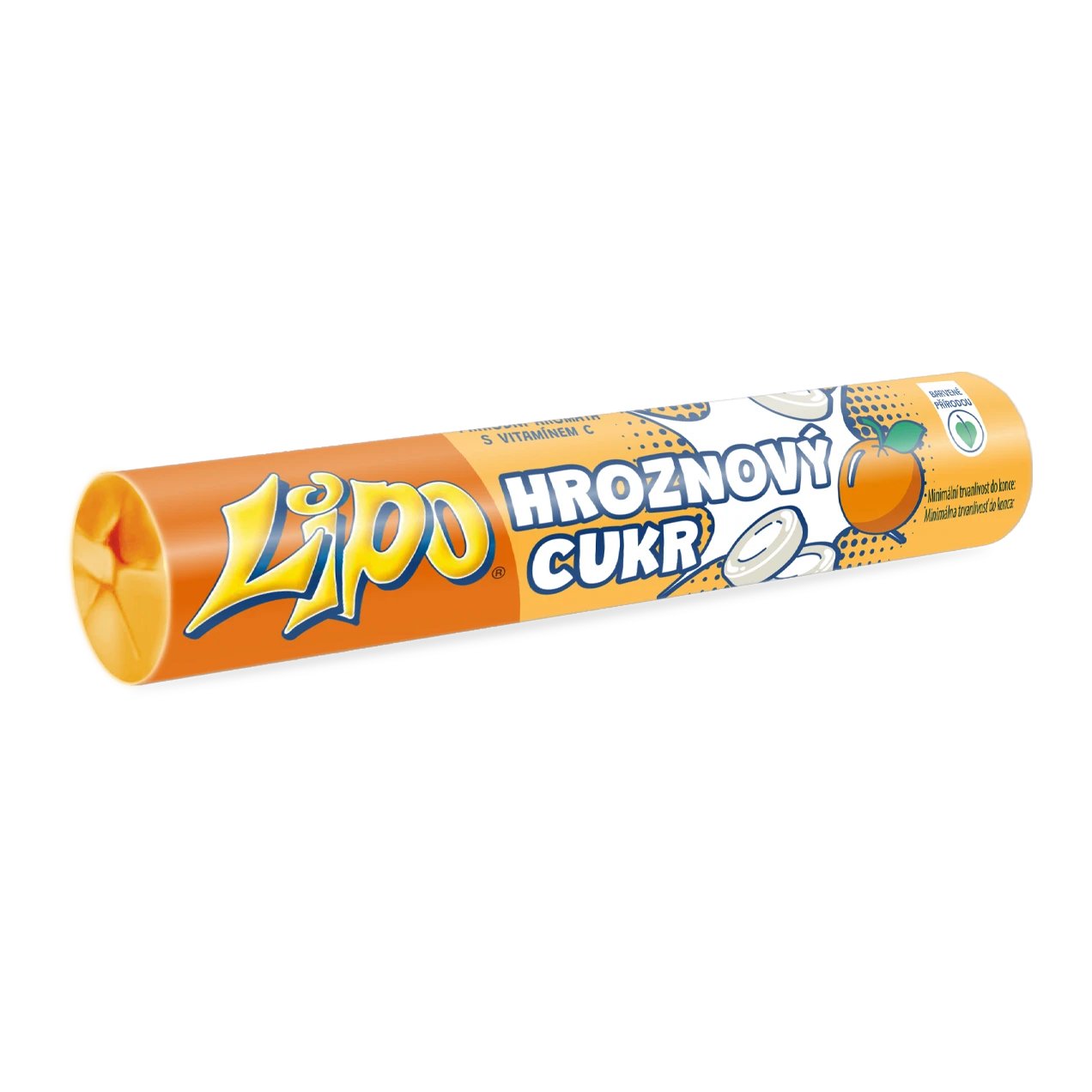 Pomerančový hroznový cukr